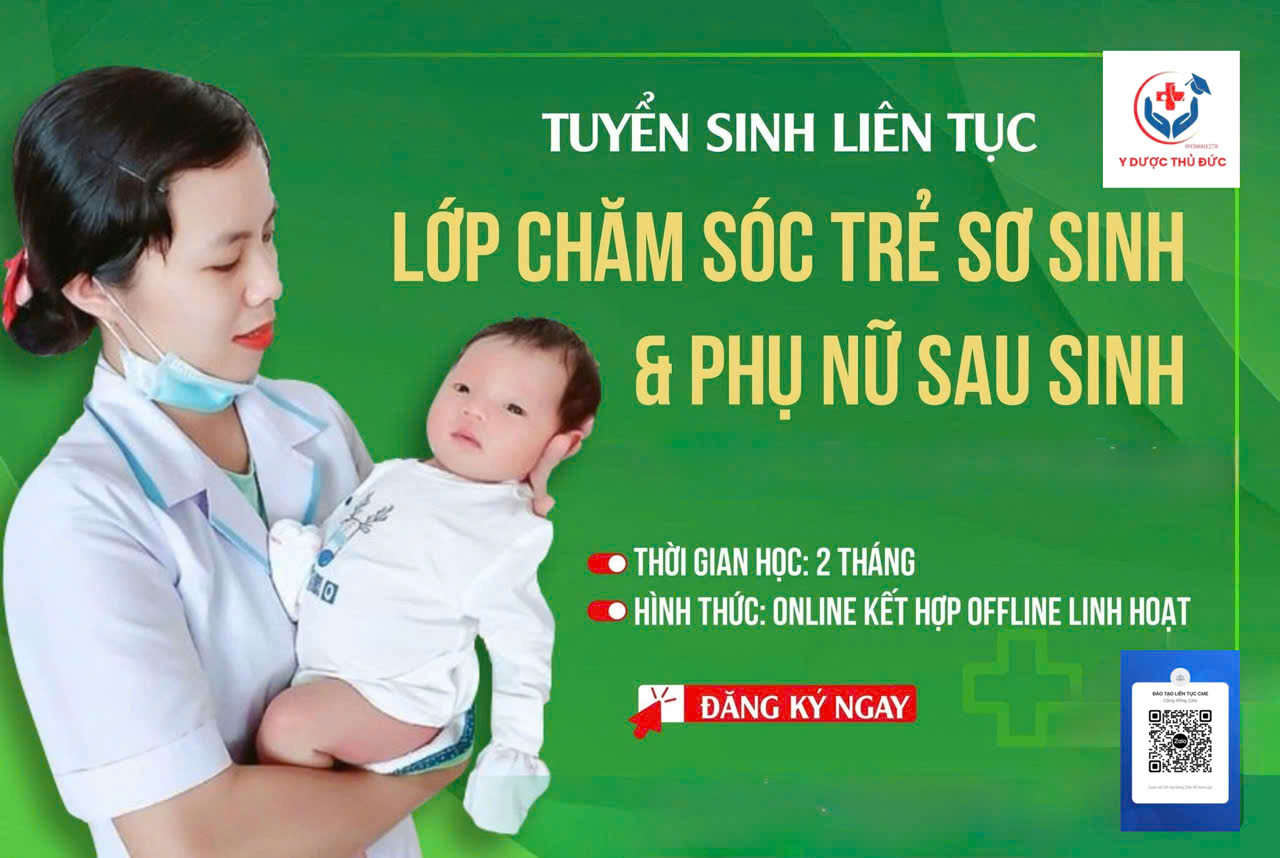KHÓA HỌC CHĂM SÓC TRẺ SƠ SINH & PHỤ NỮ SAU SINH