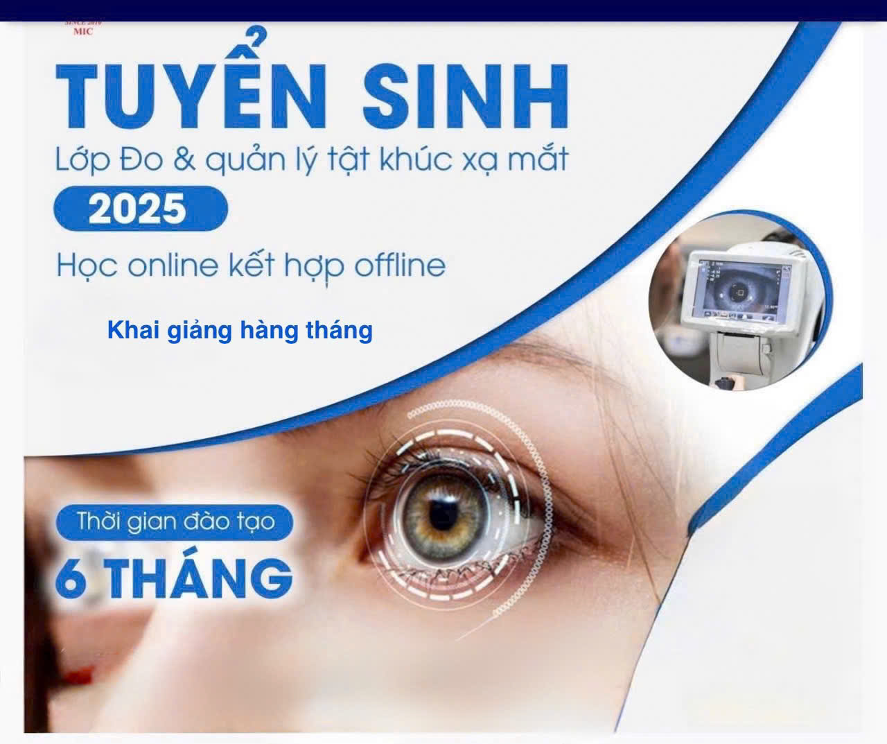 LỚP KỸ THUẬT LẮP KÍNH MẮT - KỸ THUẬT KHÚC XẠ MẮT